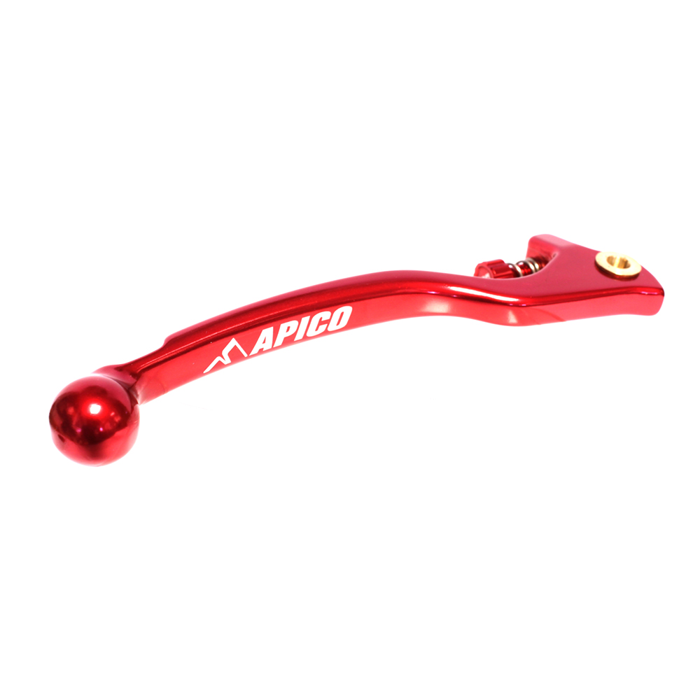 BRAKE LEVER ELITE FORGED TRIALS BRAKTEC, INC ADJUSTER RED/RED